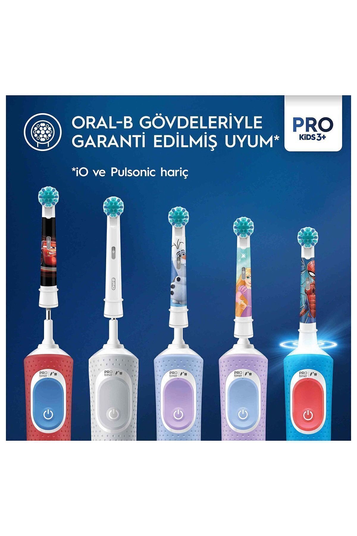 Oral-B Şarjlı Diş Fırçası Yedek Başlığı Spiderman 2 adet ürün Yeni-