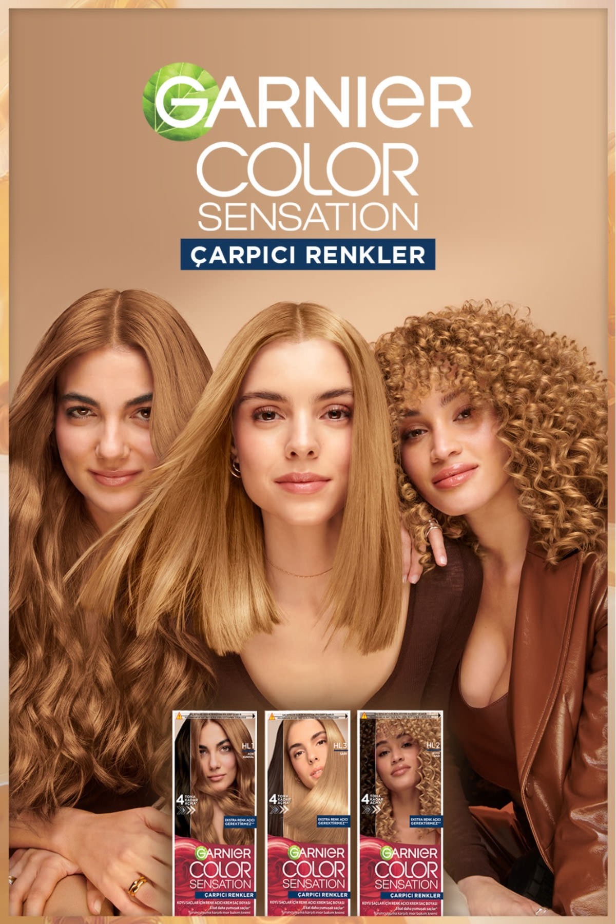 Garnıer Çarpıcı Renkler Color Sensation Saç Boyası HL2 Koyu Sarı-
