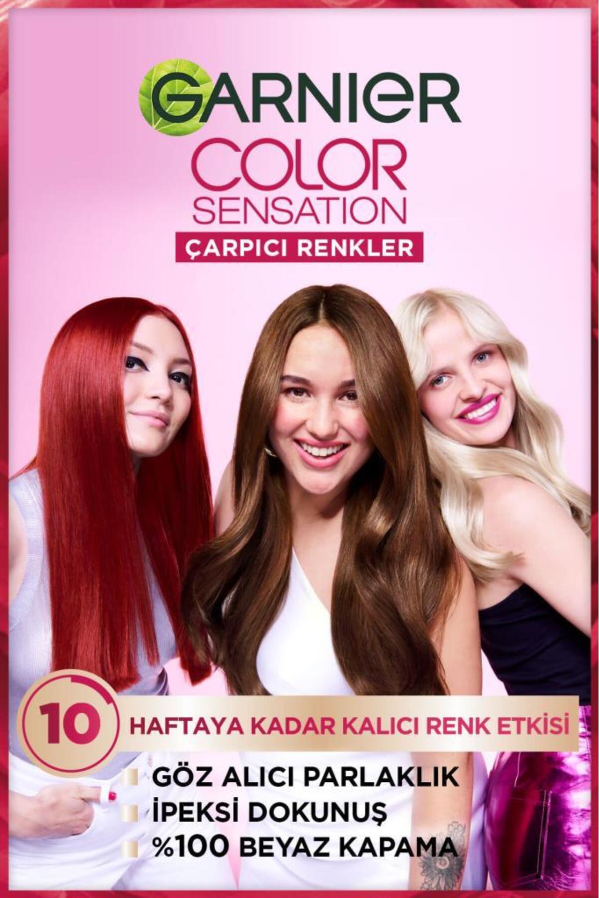 Garnier Çarpıcı Renkler 7.3 Altın Kumral Saç Boyası, Demikit-