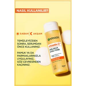 Garnier Vitamin C Parlaklık Etkili Canlandırıcı Tonik Salisilik Asit 120-