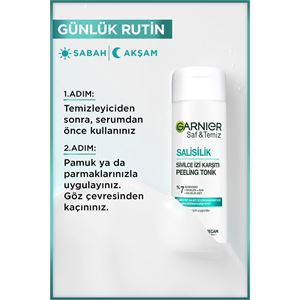 Garnier Salisilik Sivilce İzi Karşıtı Gözenek Sıkılaştırıcı Peeling Tonik-