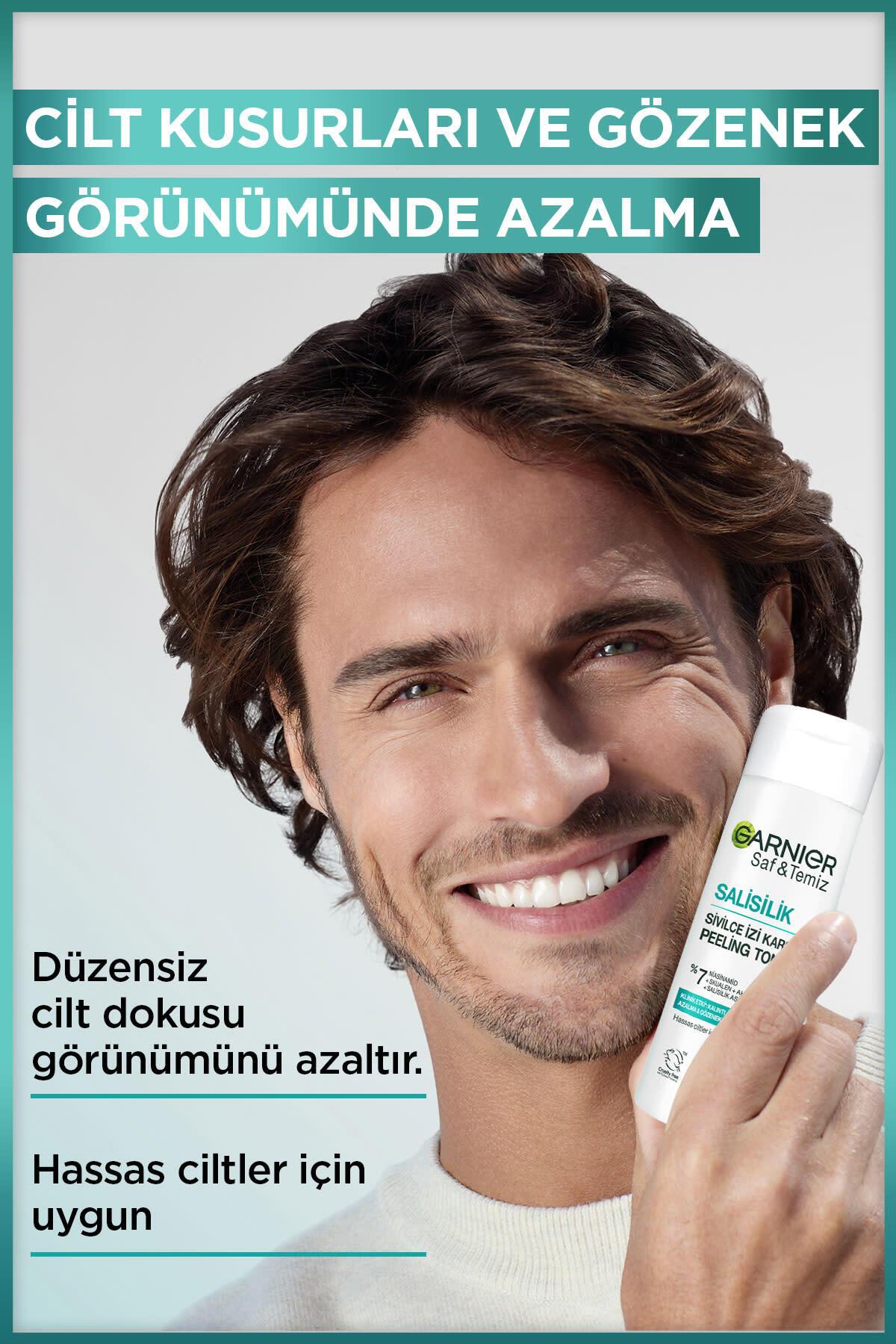 Garnier Salisilik Sivilce İzi Karşıtı Gözenek Sıkılaştırıcı Peeling Tonik-