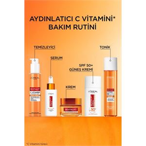 LOreal Paris Revitalift C Vitamini Gözenek Görünümü Karşıtı Peeling Etkili Tonik 180-