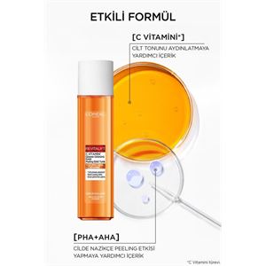 LOreal Paris Revitalift C Vitamini Gözenek Görünümü Karşıtı Peeling Etkili Tonik 180-