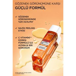 LOreal Paris Revitalift C Vitamini Gözenek Görünümü Karşıtı Peeling Etkili Tonik 180-