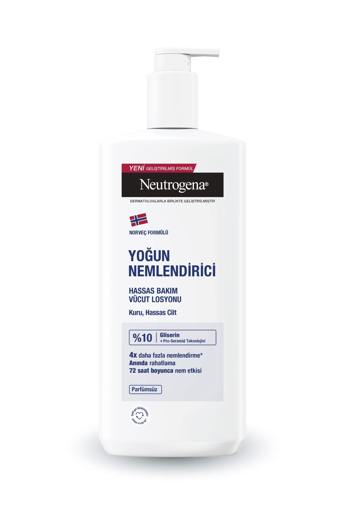 NEUTROGENA HASSAS BAKIM PARFÜMSÜZ VÜCUT LOSYON 400ML-