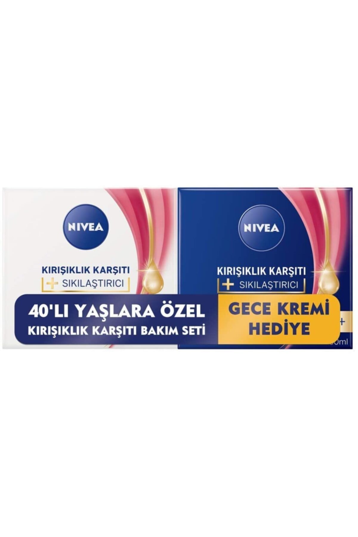KIRIŞIKLIK KARŞITI SIKILAŞTIRICI 45+ YAŞ GÜNDÜZ + GECE KREMİ 50ML SET-