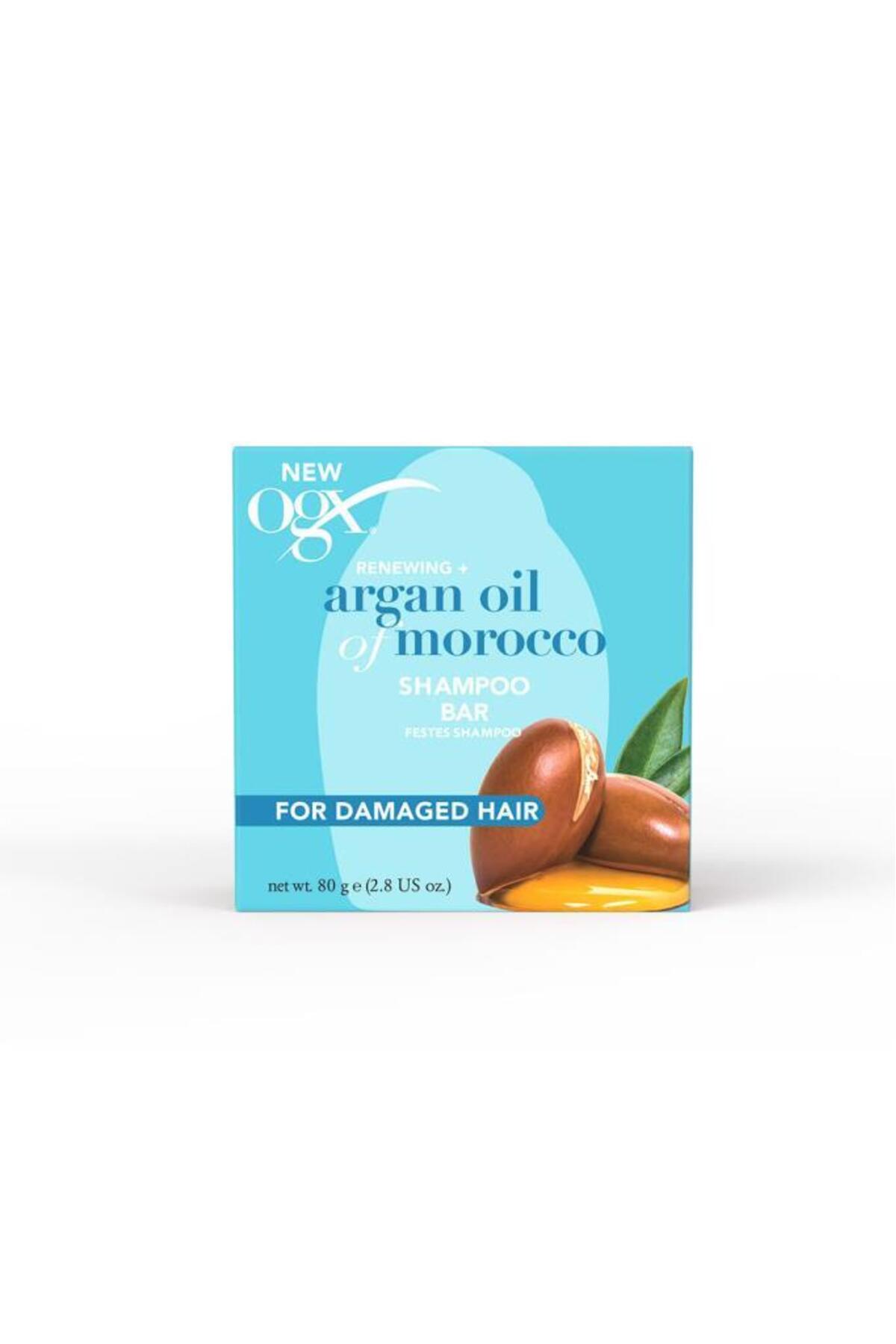 OGX Hassas Ve Kırılgan Saçlarınızı Canlandırıcı Argan Oil Of Morocco Katı Şampuan 80 G-