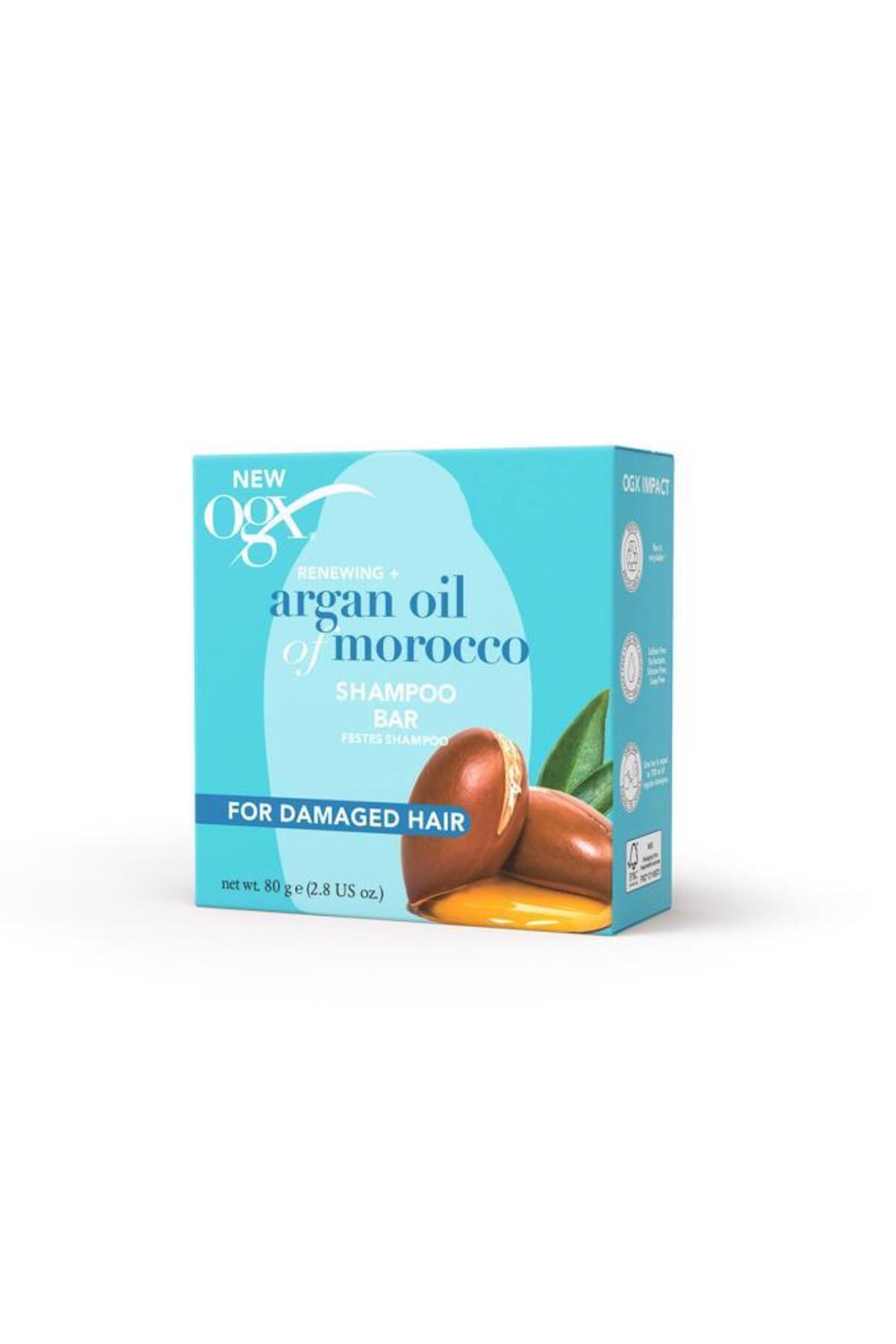 OGX Hassas Ve Kırılgan Saçlarınızı Canlandırıcı Argan Oil Of Morocco Katı Şampuan 80 G-