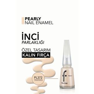 FLORMAR SEDEFLİ PARLAK OJE (BEJ) - PEARLY NAİL ENAMEL- PL372-