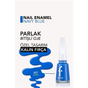 FLORMAR NAİL ENAMEL YÜKSEK PİGMENTLİ 487-