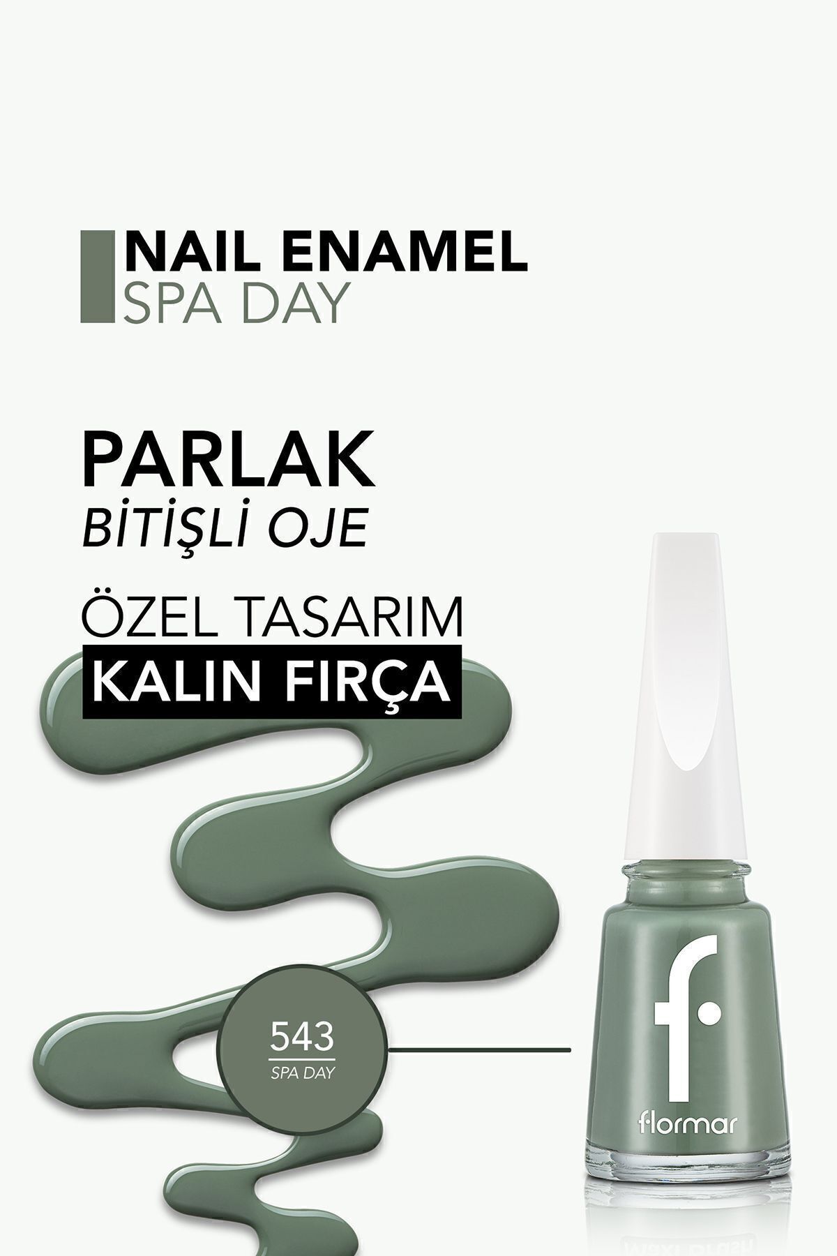 FLORMAR OJE - FLORMAL NAİL ENAMEL 543 SPA DAY 3400-