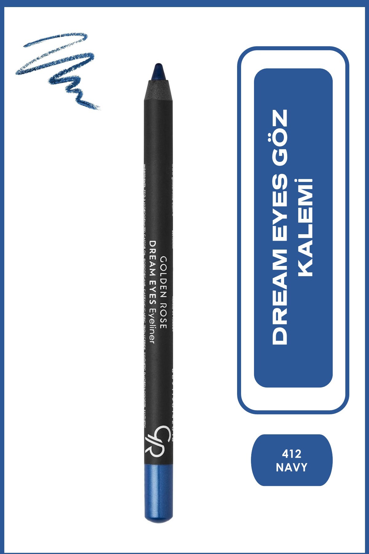 GOLDEN ROSE DREAM EYES EYELİNER NO: 421 NAVY - GÖZ-