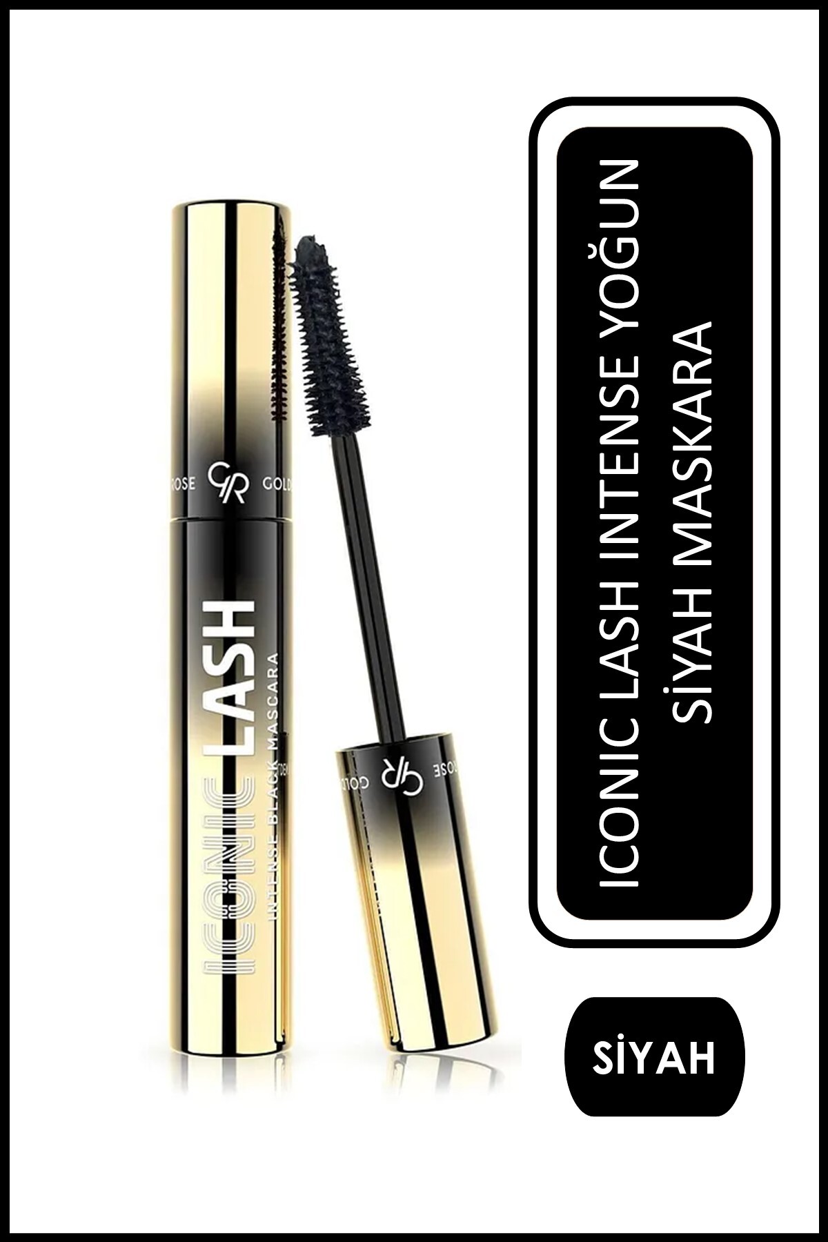 Golden Rose Iconic Lash Intense Black Mascara - Yoğun Siyah Maskara-
