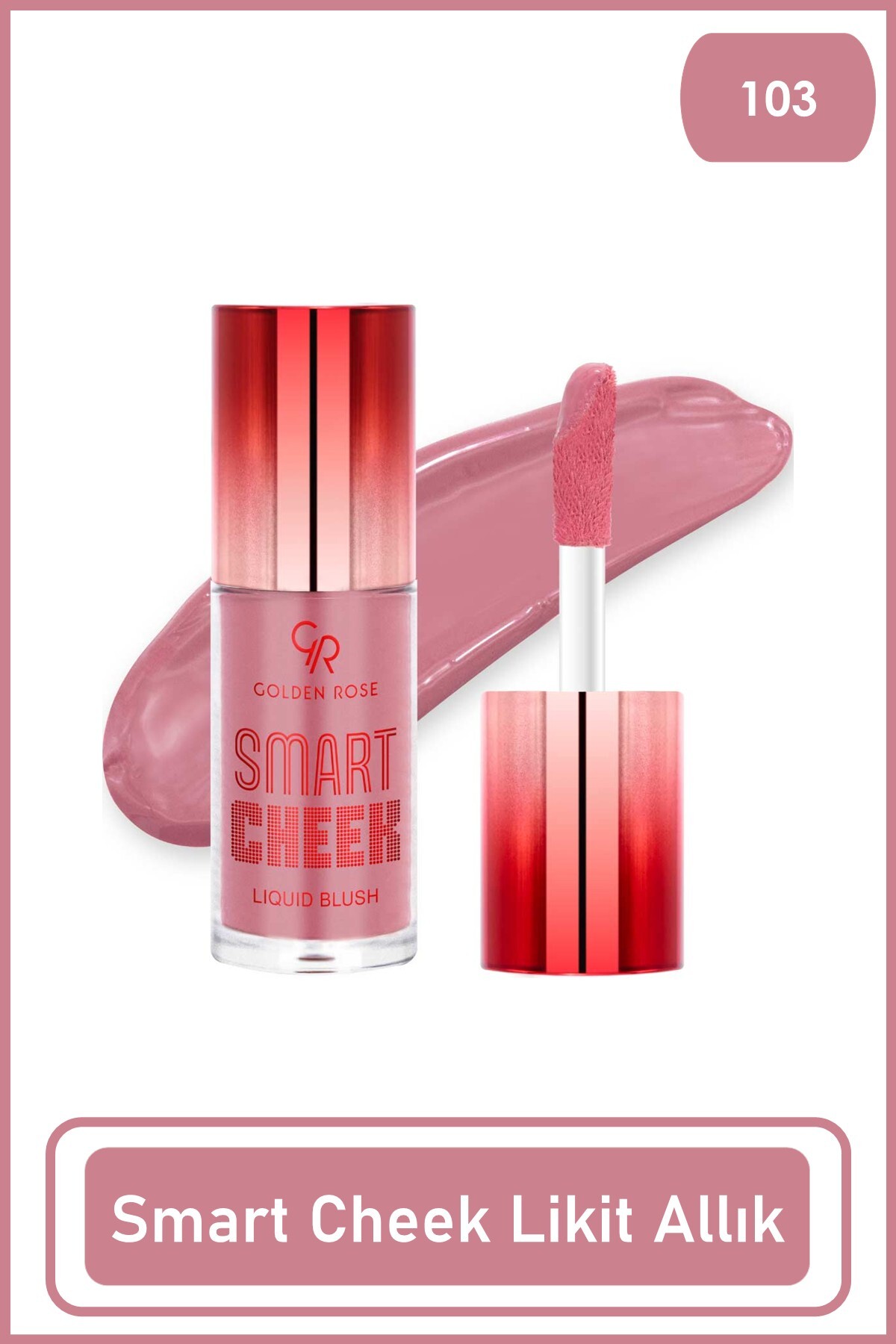 Golden Rose Smart Cheek Liquid Blush No: 103 - Likit Allık --