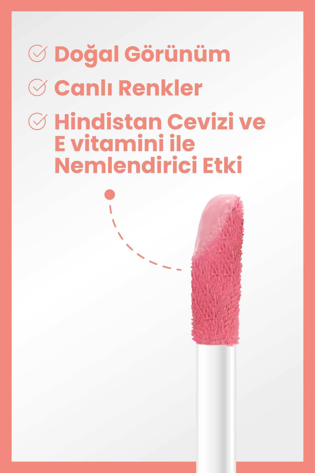 Golden Rose Smart Cheek Liquid Blush No: 104 - Likit Allık-