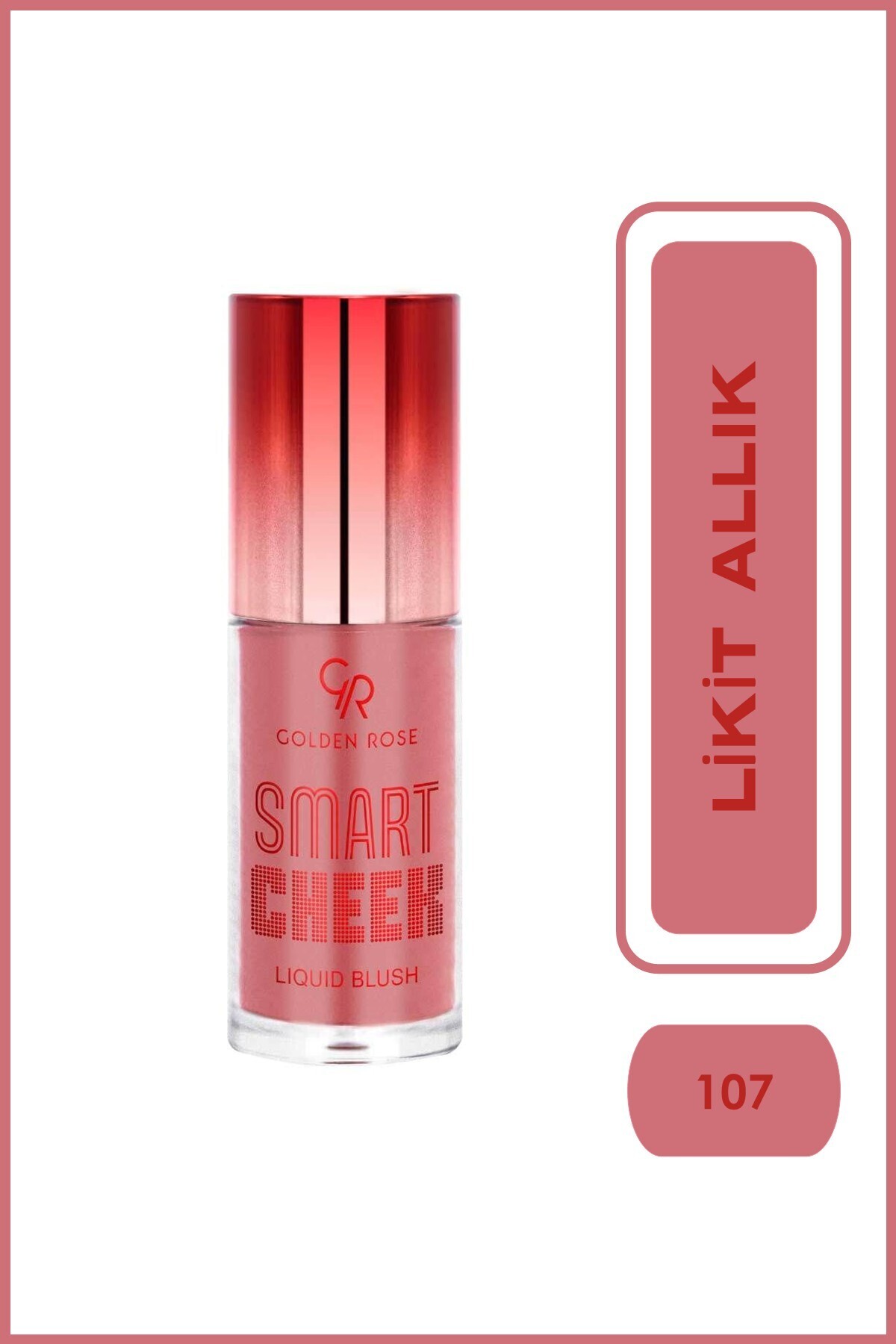 Golden Rose Smart Cheek Liquid Blush No: 107 - Likit Allık --