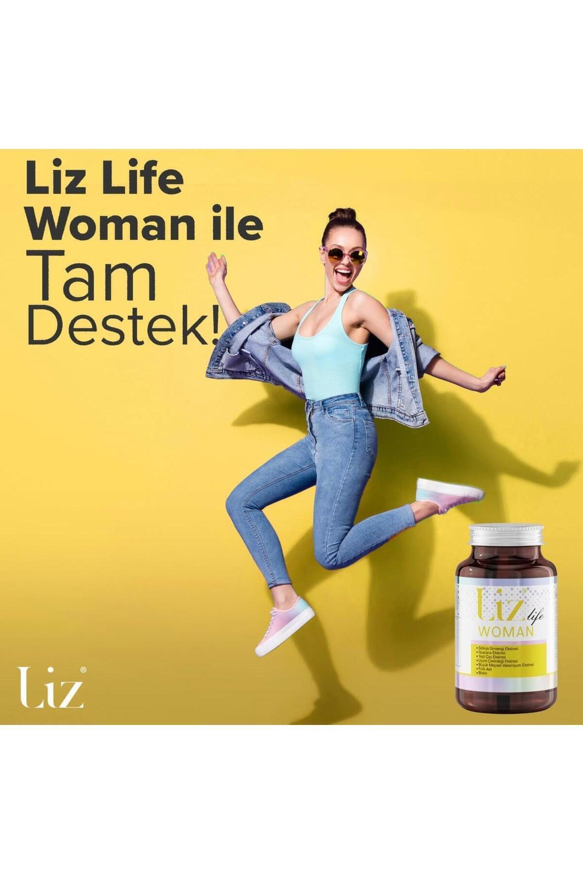 Liz Life Woman 30 Kapsül | Kadınlar Için Günlük Vitamin Ve Mineral Takviyesi-