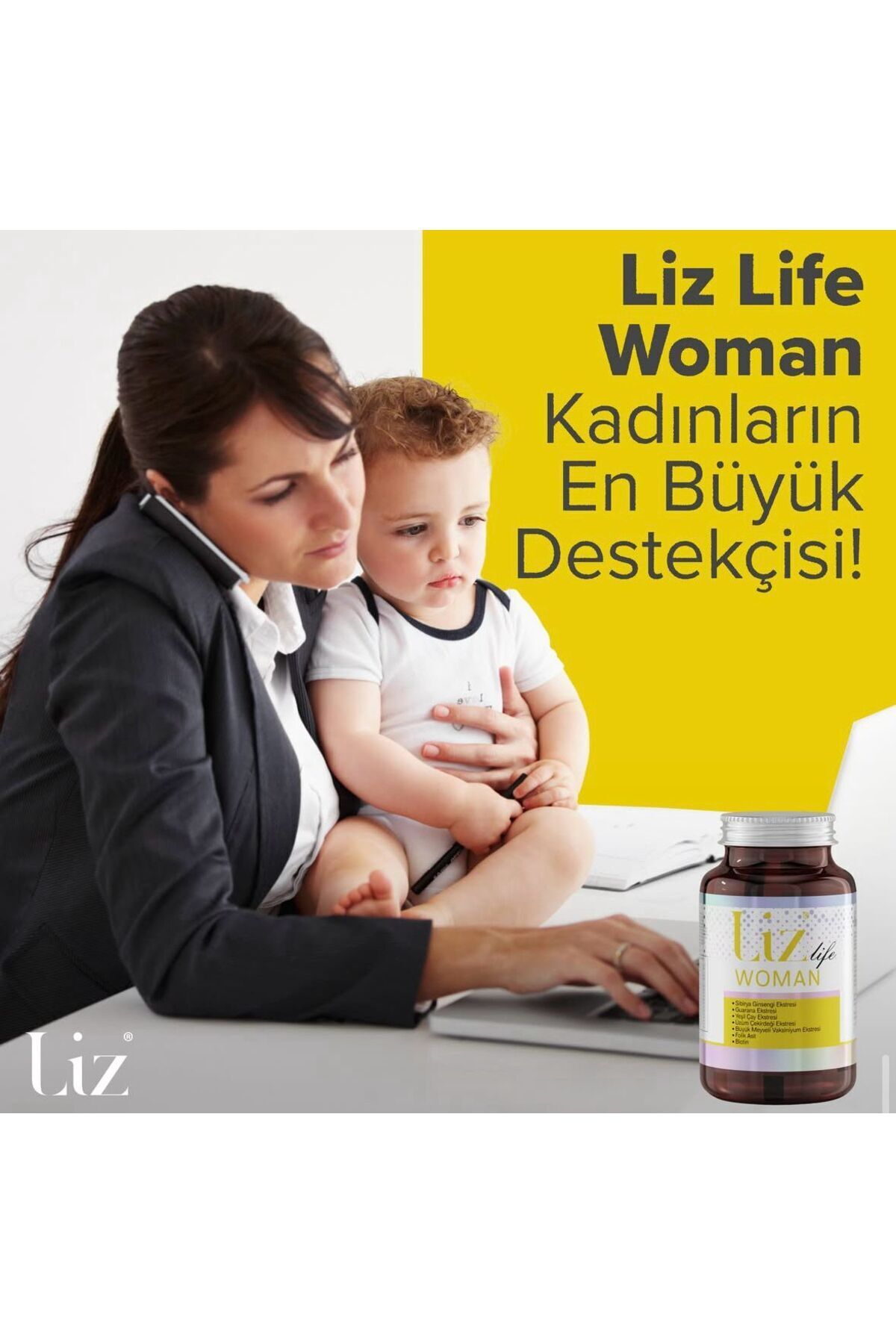 Liz Life Woman 30 Kapsül | Kadınlar Için Günlük Vitamin Ve Mineral Takviyesi-