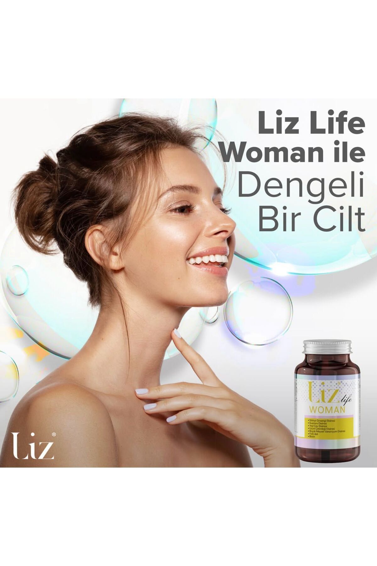 Liz Life Woman 30 Kapsül | Kadınlar Için Günlük Vitamin Ve Mineral Takviyesi-