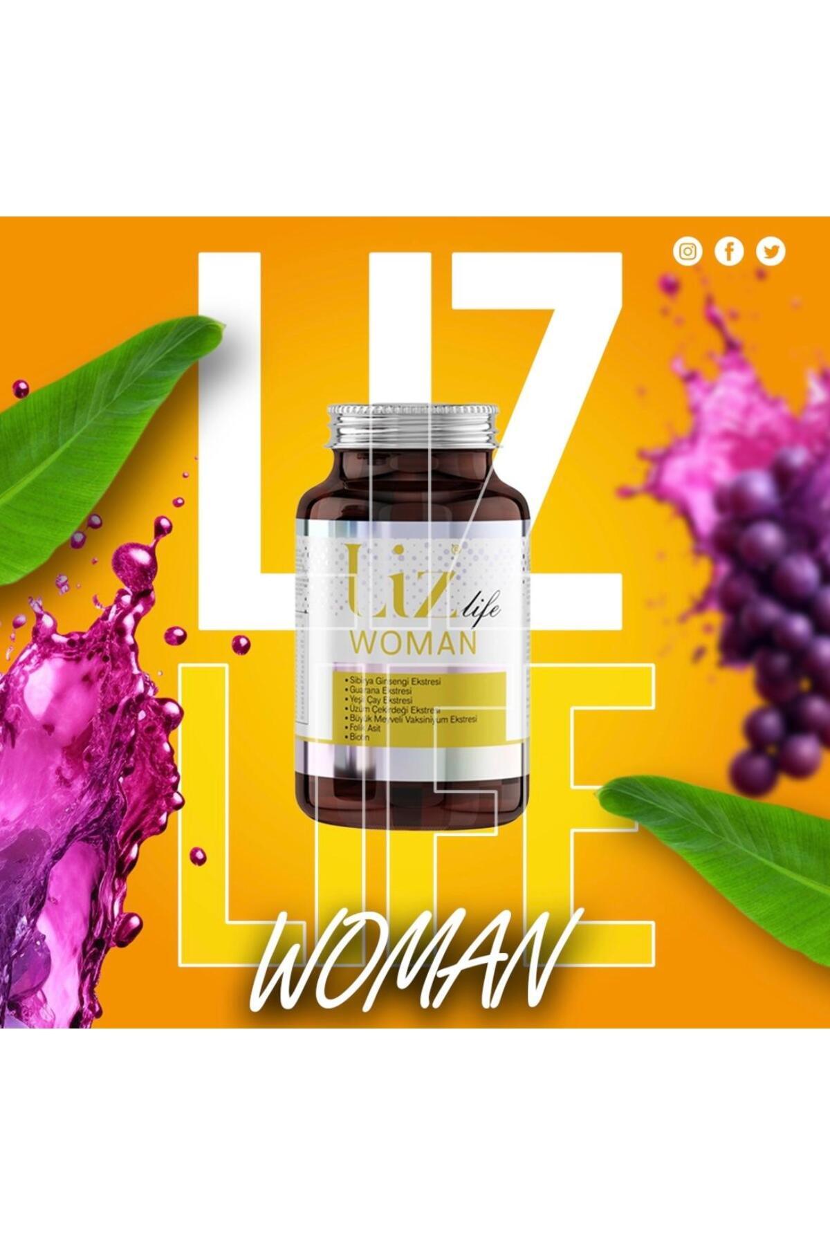Liz Life Woman 30 Kapsül | Kadınlar Için Günlük Vitamin Ve Mineral Takviyesi-