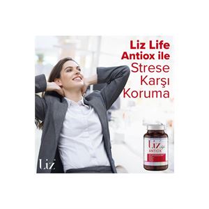 Liz Life Antiox 30 Kapsül | Nmn, Koenzim Q10, Glutatyon Ve C Vitamini Içeren Güçlü Antioksidan-