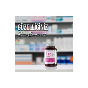 Liz Life Beauty 30 Tablet | Kolajen, Hyaluronik Asit Ve Vitaminlerle Cilt, Saç Ve Tırnak Desteği-