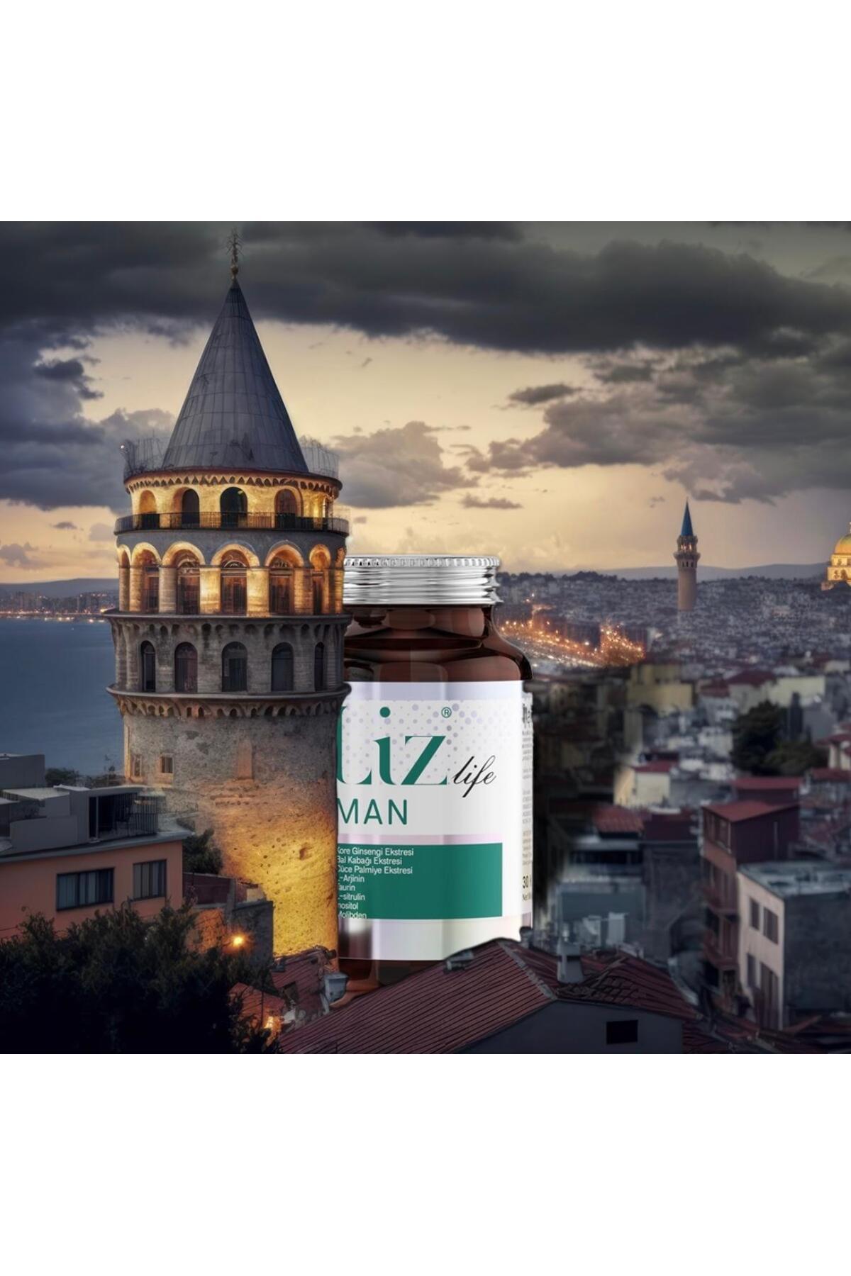 Liz Life Man 30 Kapsül | Erkeklere Özel Günlük Multivitamin Takviyesi-