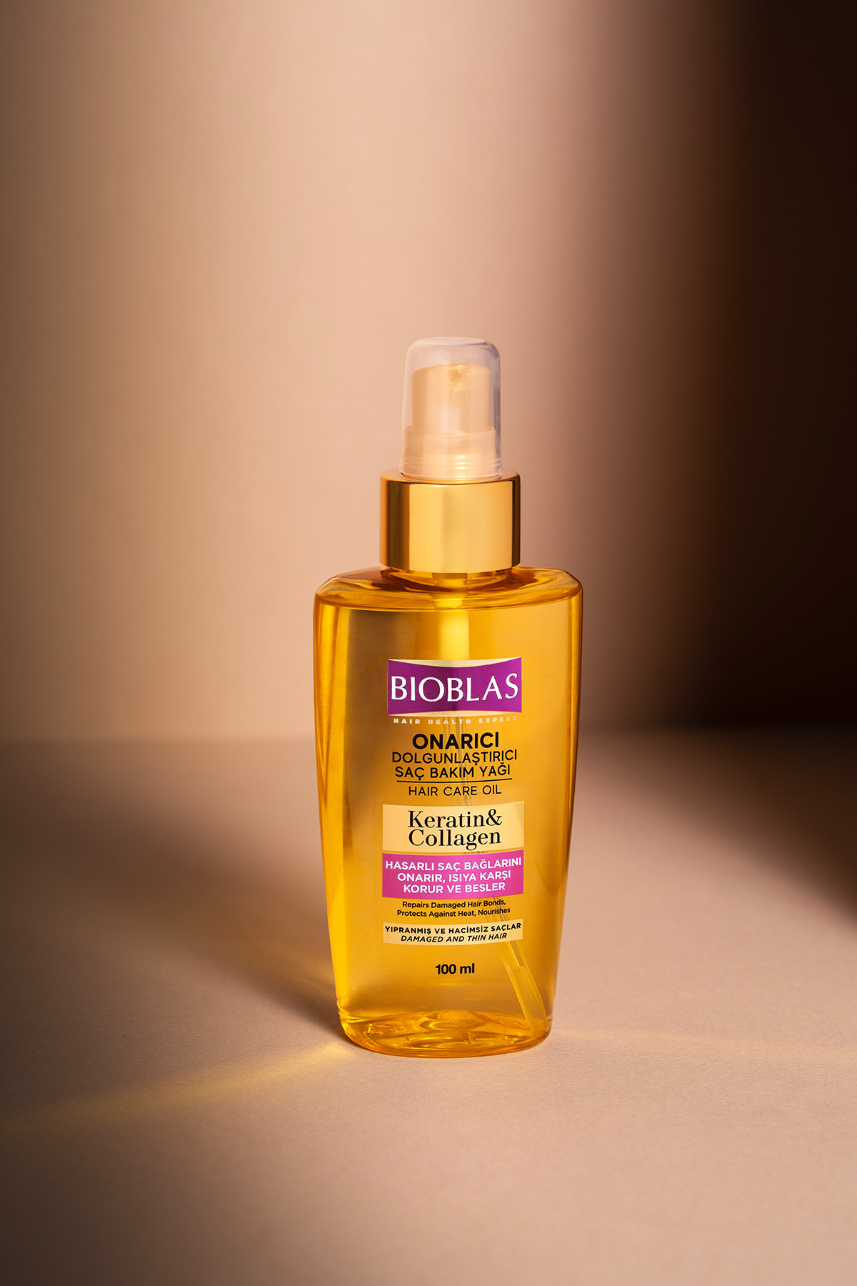 Bioblas Onarıcı Dolgunlaştırıcı Saç Bakım Yağı 100 ml-