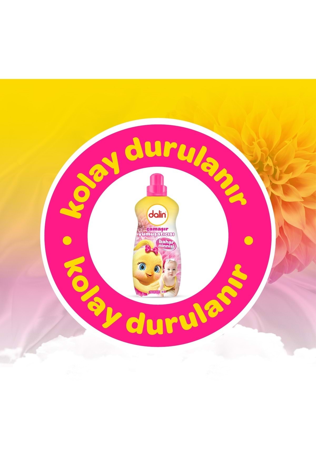 Dalin Çamaşır Yumuşatıcı 1500ml Bahar Ninnisi (BEBEKLERE ÖZEL)-