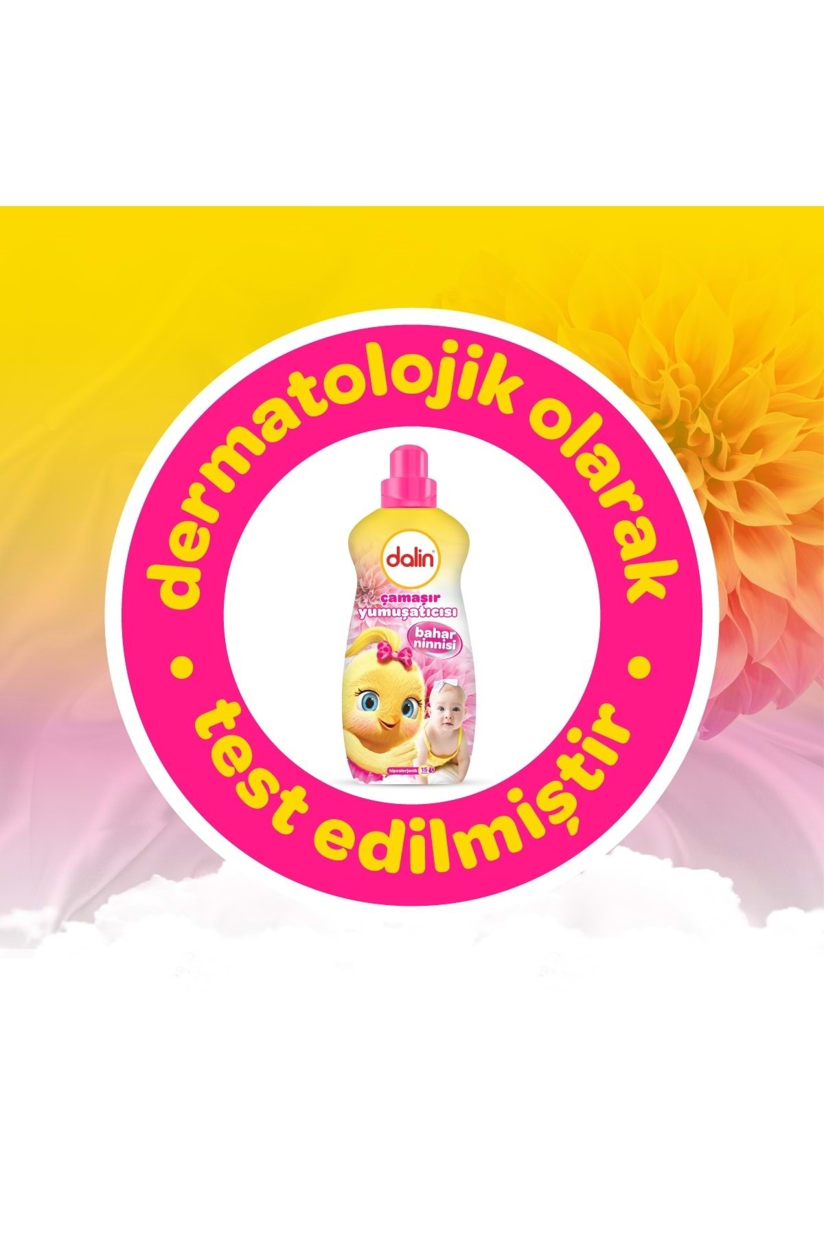 Dalin Çamaşır Yumuşatıcı 1500ml Bahar Ninnisi (BEBEKLERE ÖZEL)-