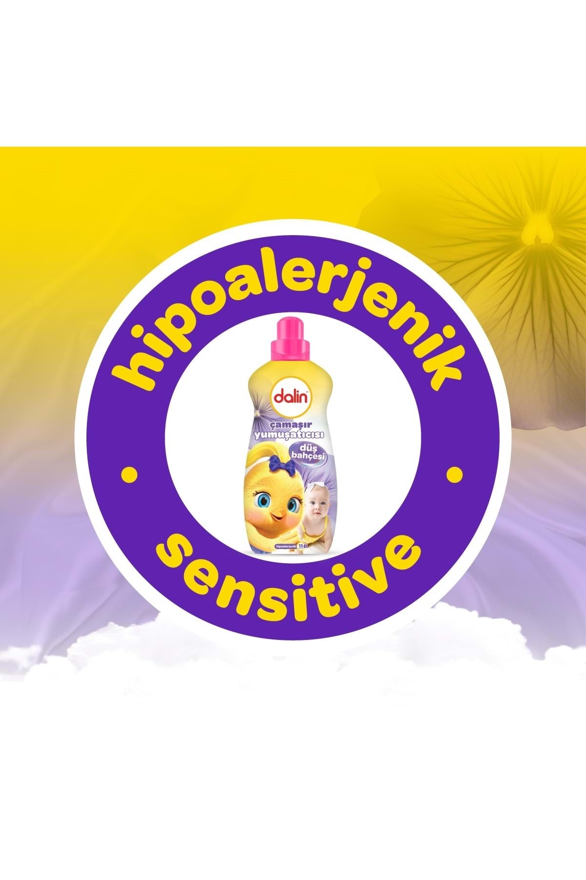 Dalin Çamaşır Yumuşatıcı 1500ml Düş Bahçesi (BEBEKLERE ÖZEL)-