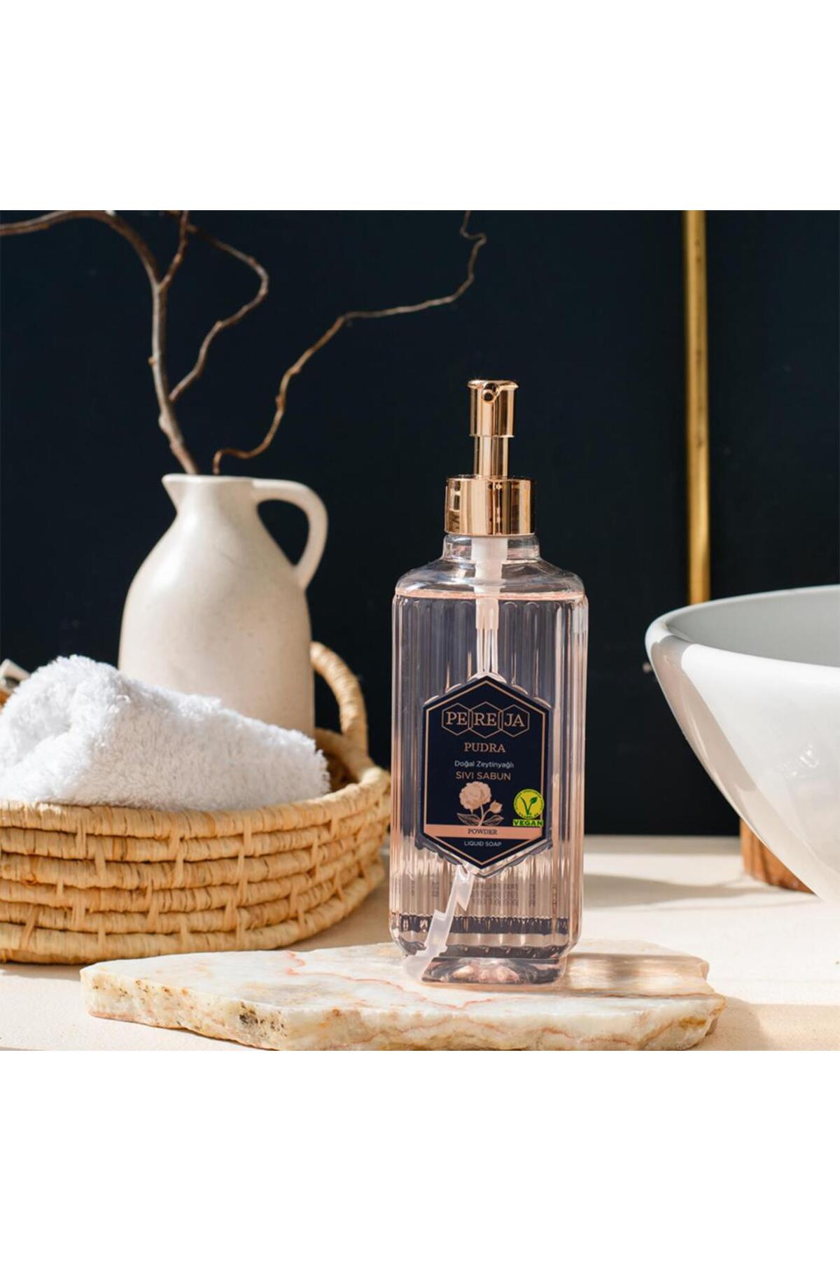 Pereja Pudra Doğal Zeytinyağlı Sıvı Sabun 500 ml-