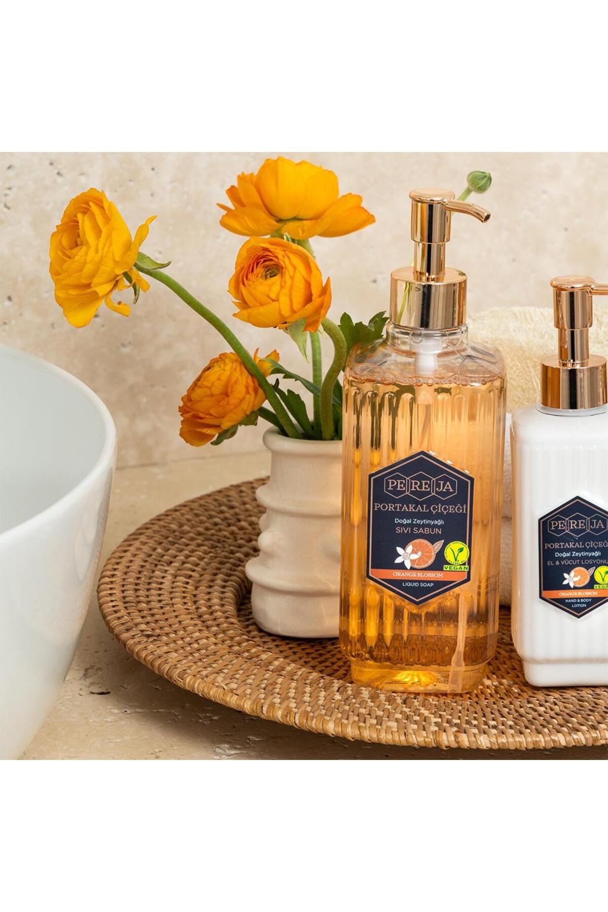 Pereja Portakal Çiçeği Doğal Zeytinyağlı Sıvı Sabun 500 ml-
