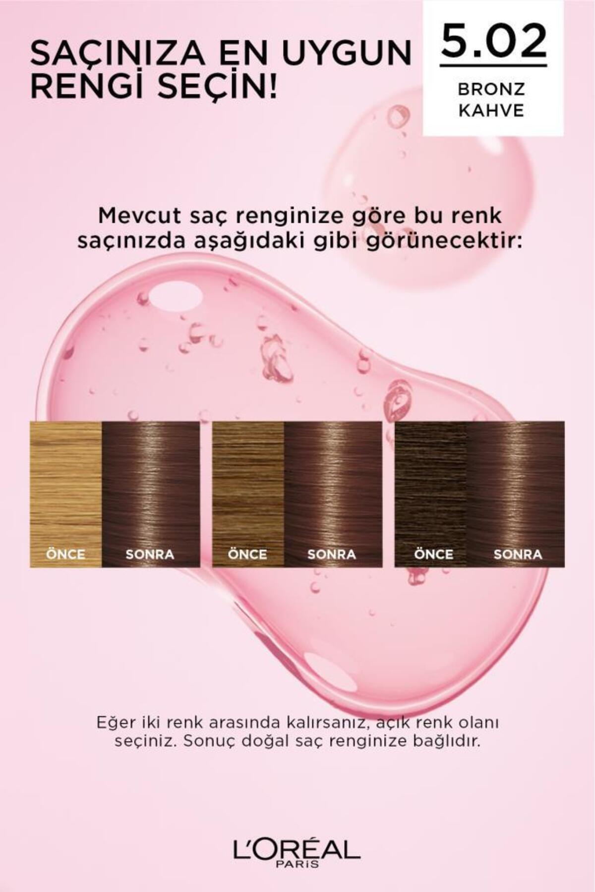 L'Oreal Paris Excellence Creme Saç Boyası 5.02 Bronz Kahve-