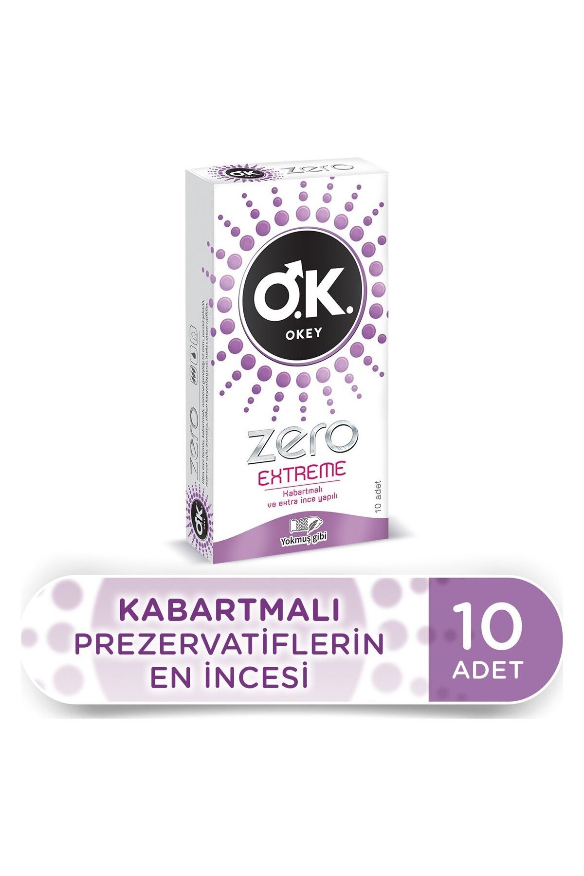 Okey Prezervatif Zero Extreme 10 Adet-