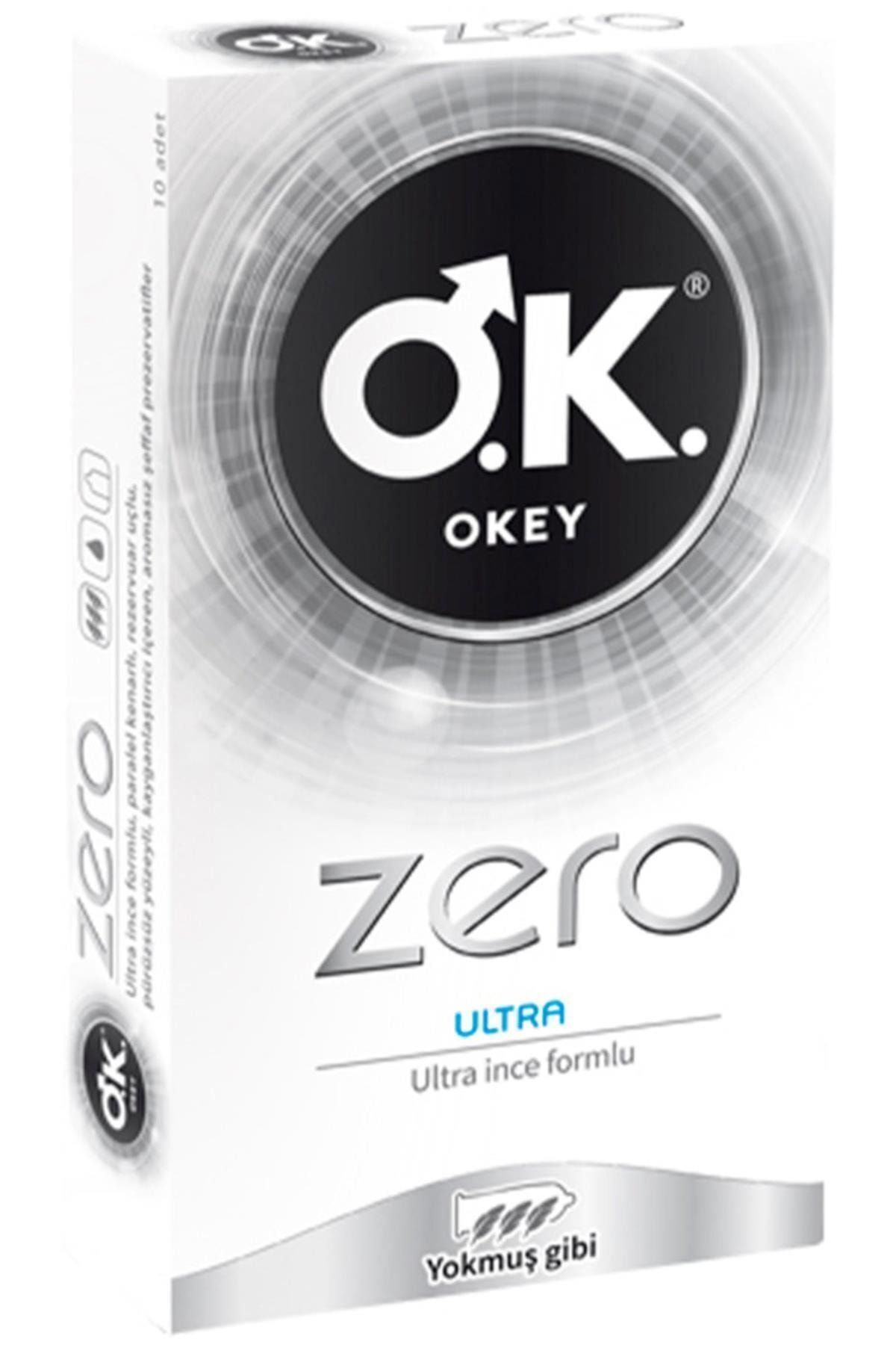 OKEY ZERO ULTRA PREZERVATİF 10LU-