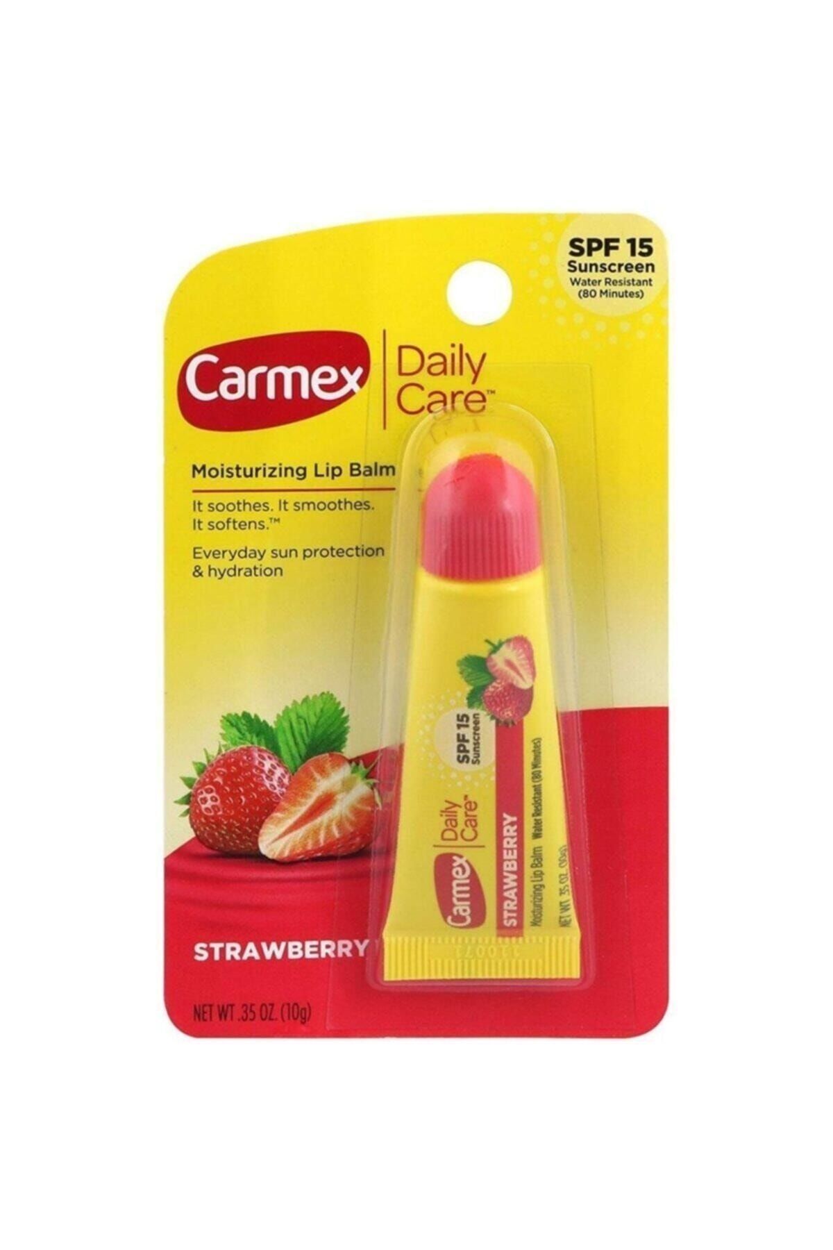 Carmex Lip Balm Tüp Spf Çilek 10gr-