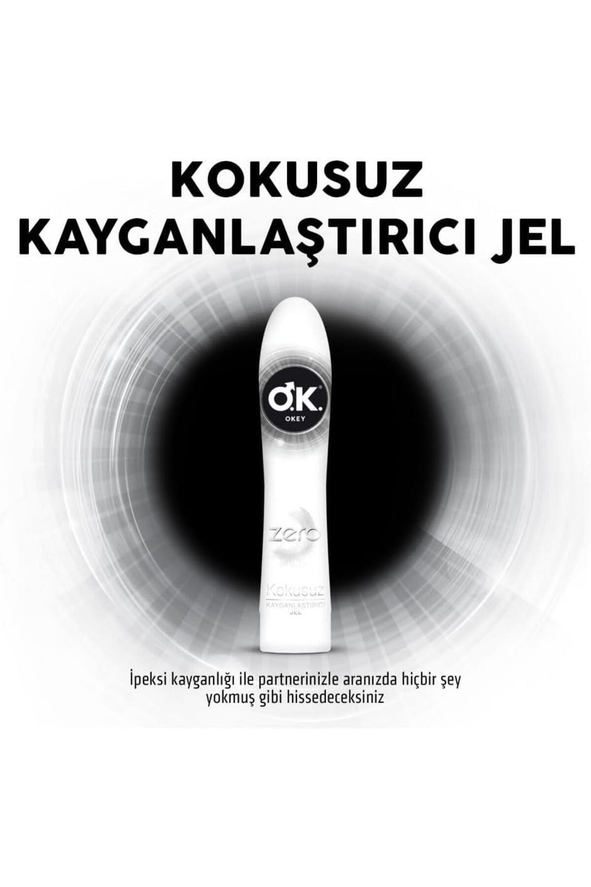 Okey Zero 100ml Kayganlaştırıcı Jel Kokusuz-