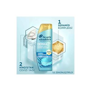 Head And Shoulders DermaXPRO Onarıcı Nemlendirme Kepek Karşıtı Şampuan Hindistan Cevizi Yağı ve Seramid ile 300ml-