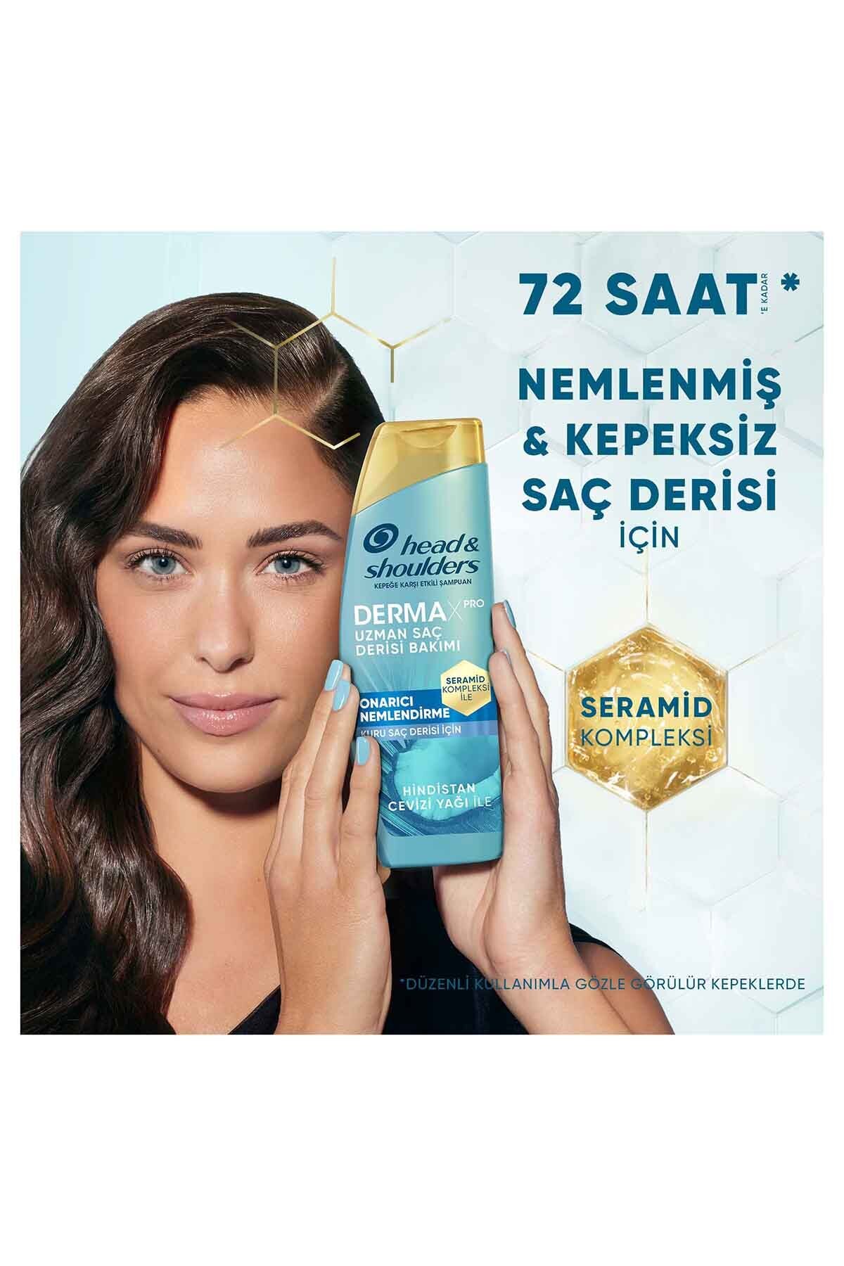 Head And Shoulders DermaXPRO Onarıcı Nemlendirme Kepek Karşıtı Şampuan Hindistan Cevizi Yağı ve Seramid ile 300ml-