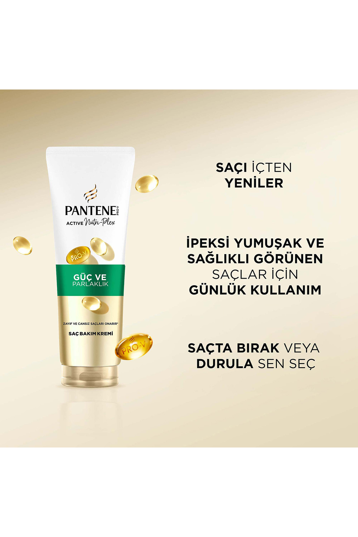 Pantene Güç Ve Parlaklık Saç Kremi 275 ml-