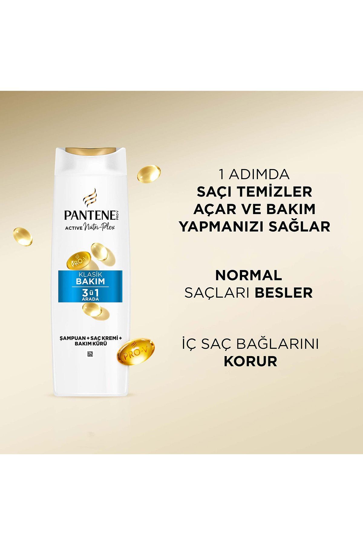 Pantene Temel Bakım 3'Ü 1 Arada Şampuan 400Ml-