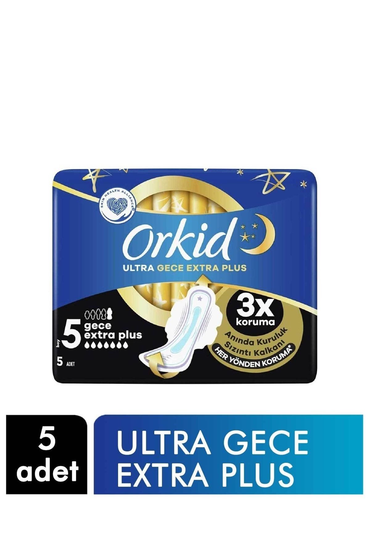 Orkid Ultra Ekstra Tekli Gece Ekstra 5li-