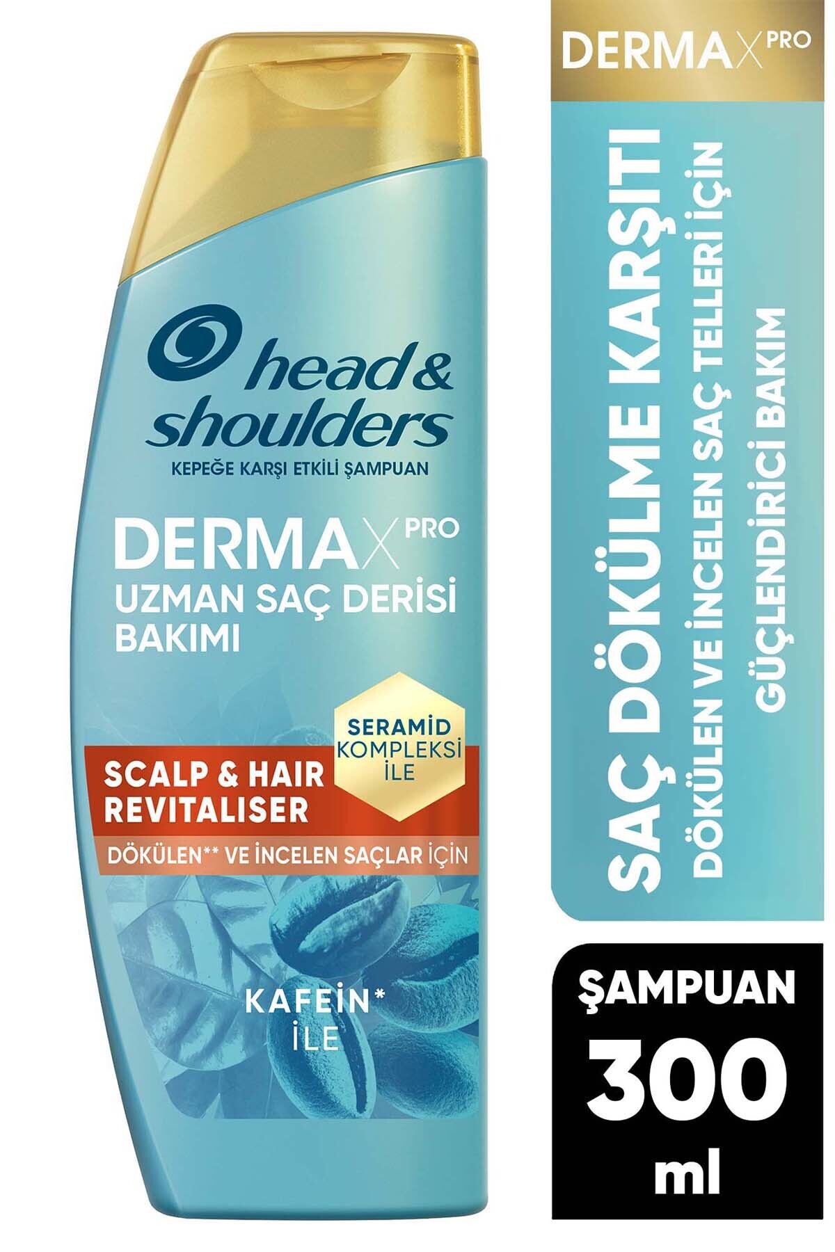 Head And Shoulders Dermaxpro Scalp & Hair Revitaliser Dökülme Ve Kepek Karşıtı Şampuan Kafein Ve Seramid-
