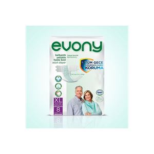 Evony Yetişkin Bezi X-large 8 Adet-
