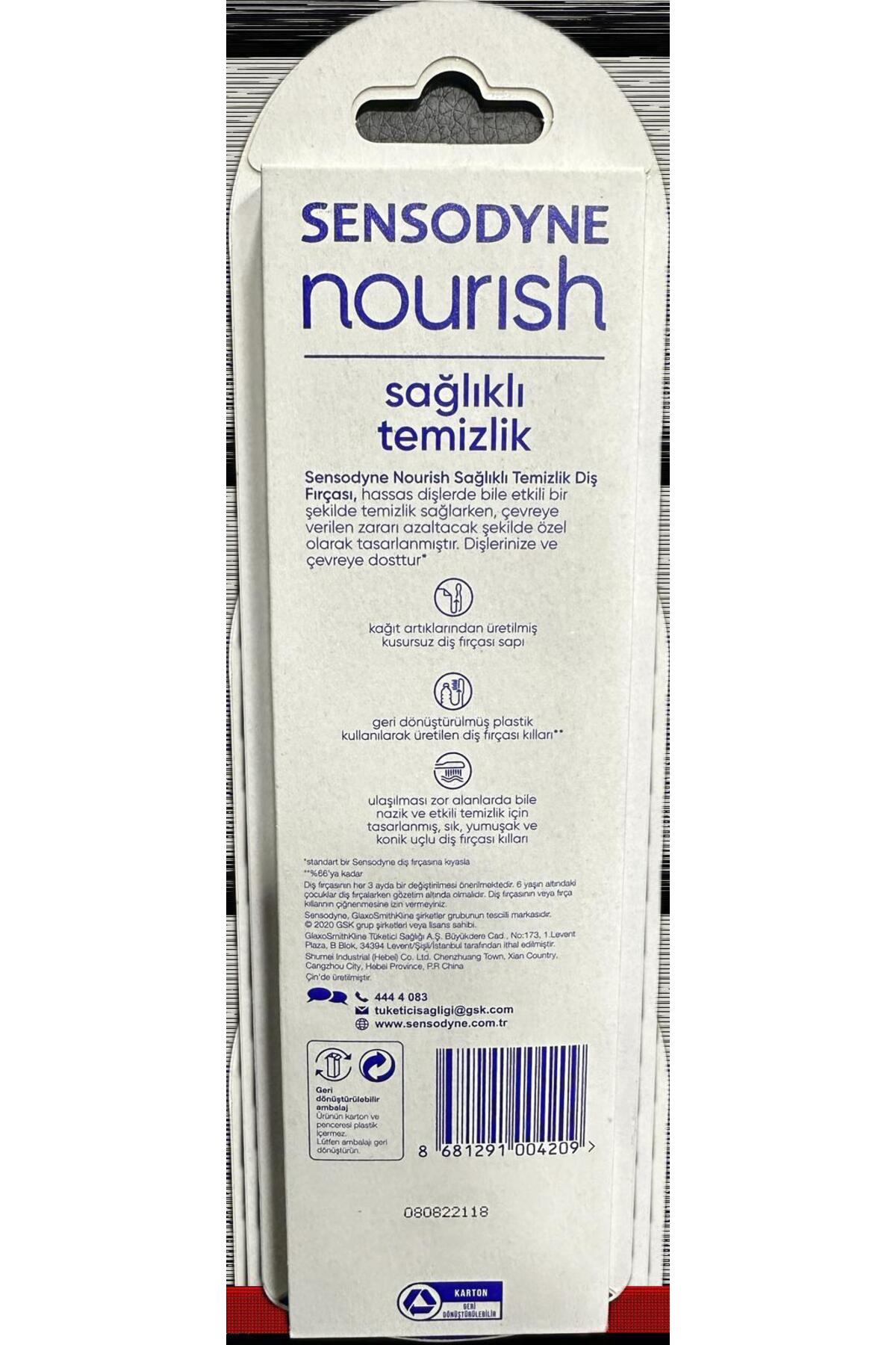 Sensodyne Nourish Sağlıklı Temizlik Diş Fırçası Yumuşak 2i-