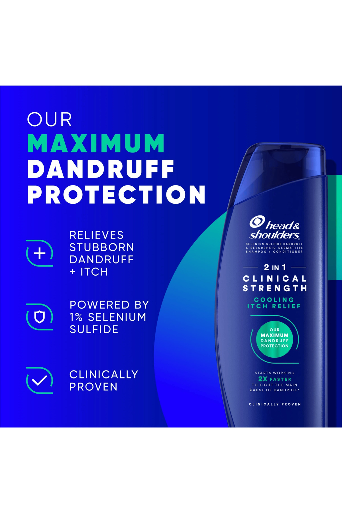 Head And Shoulders Head Shoulders Clinical Strength Intensive Itch Scalp Kepek Şampuanı 400ML-