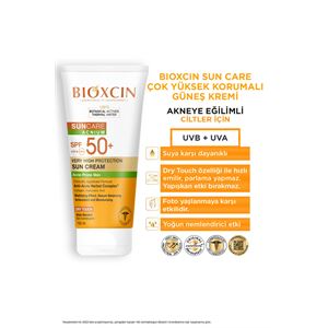 Bioxcin Sun Care Acnium Spf 50 Güneş Koruyucu Krem 150 ml-