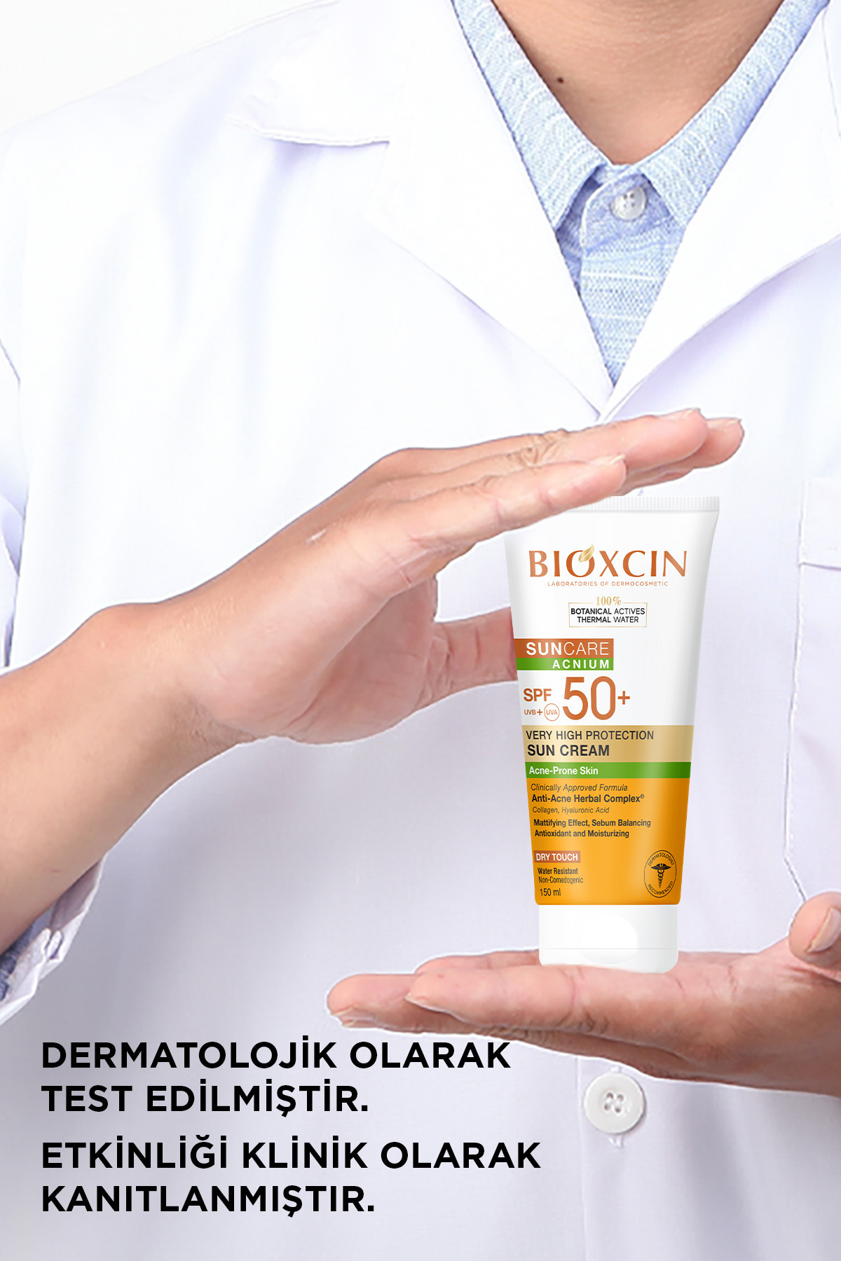 Bioxcin Sun Care Acnium Spf 50 Güneş Koruyucu Krem 150 ml-